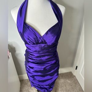 Purple Cocktail Dress